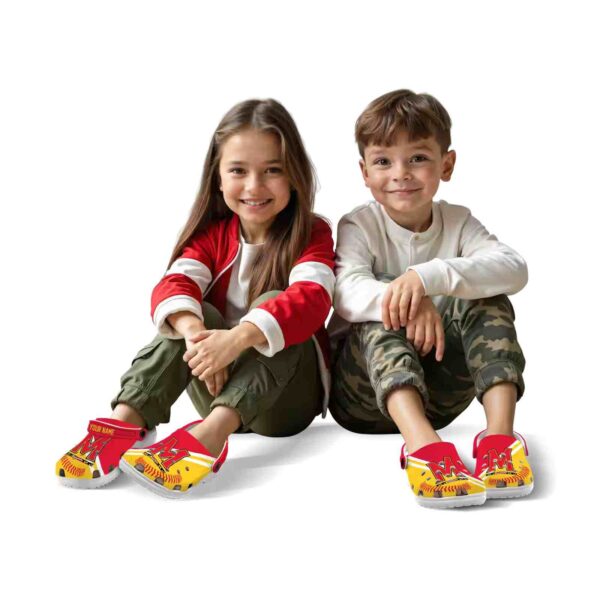 personalized maryland terrapins baseball motif clog fashion forward
