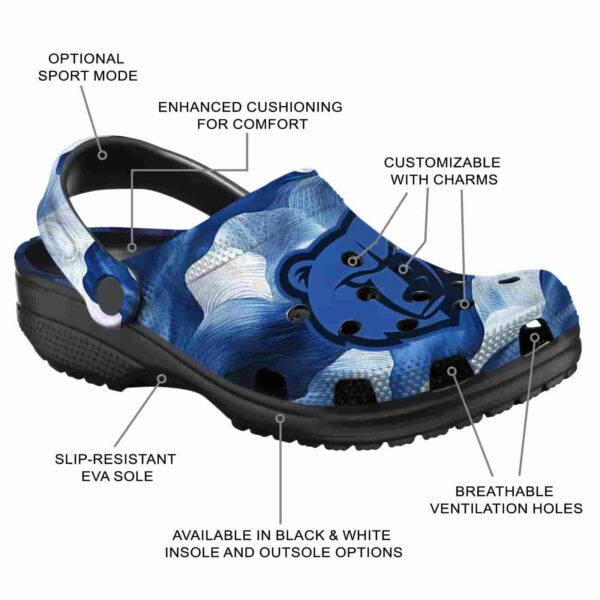 personalized memphis grizzlies ocean waves clog new arrival