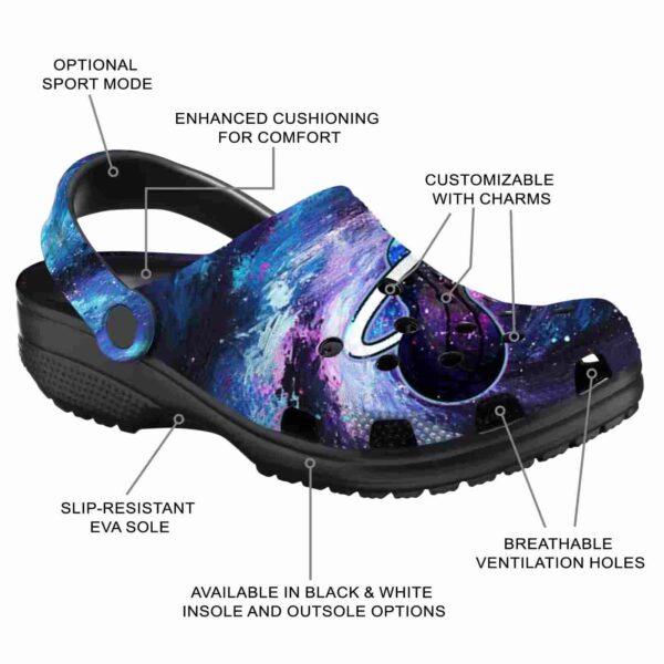 personalized miami heat galaxy swirl clog new arrival