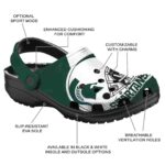 Personalized Michigan State Spartans Football Helmet Crocs Best selling