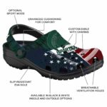 Personalized Michigan State Spartans Star Spangled Side Pattern Crocs Best selling