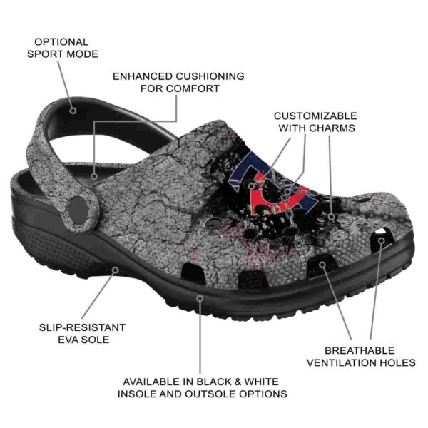 personalized minnesota twins cracked ground texture crocs new arrival