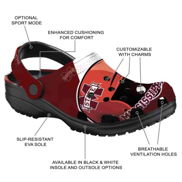 personalized mississippi state bulldogs baseball helmet crocs new arrival