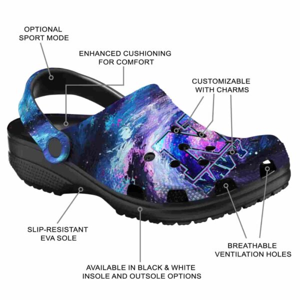 personalized navy midshipmen galaxy swirl clog new arrival