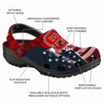Personalized NC State Wolfpack Star Spangled Side Pattern Crocs Best selling