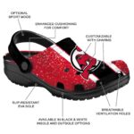 personalized new jersey devils vertical stripes clog best selling