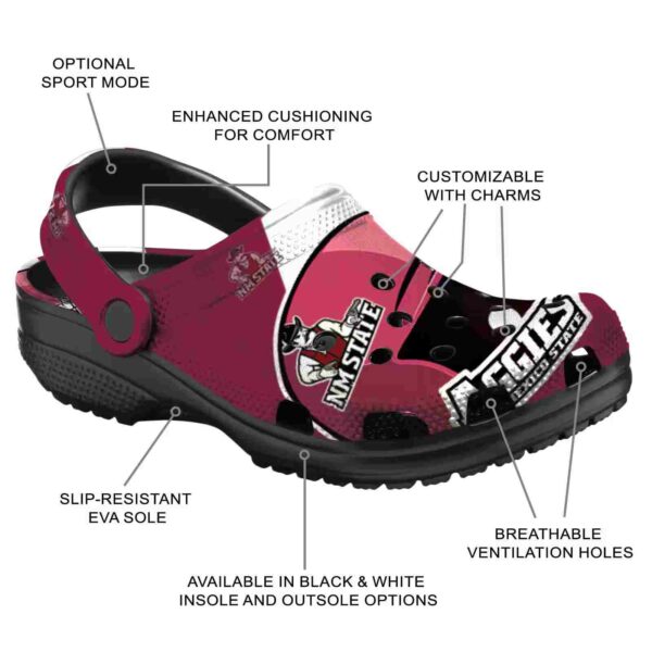 personalized new mexico state aggies baseball helmet clog new arrival