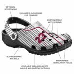 personalized new mexico state aggies pinstripe pattern clog best selling