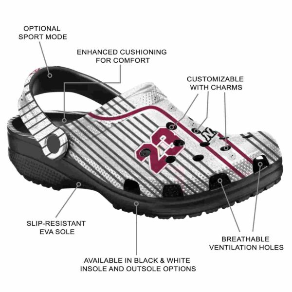 personalized new mexico state aggies pinstripe pattern clog new arrival
