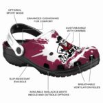 personalized new mexico state aggies splatter pattern clog best selling