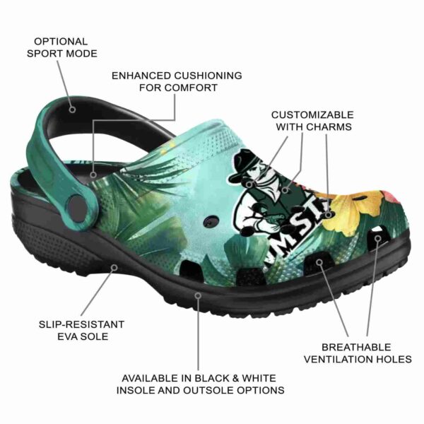 personalized new mexico state aggies tropical vibes clog new arrival
