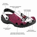 personalized new mexico state aggies vertical stripes clog best selling