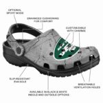 Personalized New York Jets Cracked Texture Crocs Best selling