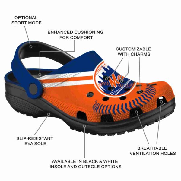 personalized new york mets baseball motif crocs new arrival