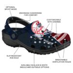 Personalized New York Yankees Star Spangled Side Pattern Crocs Best selling