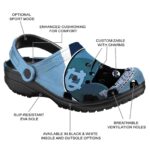 Personalized North Carolina Tar Heels Baseball Helmet Crocs Best selling