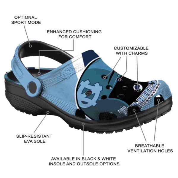 personalized north carolina tar heels baseball helmet crocs new arrival