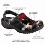 personalized north texas mean green plaid fusion clog best selling