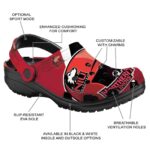 personalized northern illinois huskies baseball helmet clog best selling