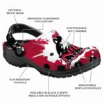 personalized northern illinois huskies splatter pattern clog best selling