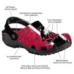 personalized northern illinois huskies vertical stripes clog best selling