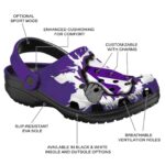 personalized northwestern wildcats gripping hand clog best selling