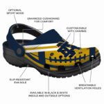 Personalized Notre Dame Fighting Irish Football Motif Crocs Best selling