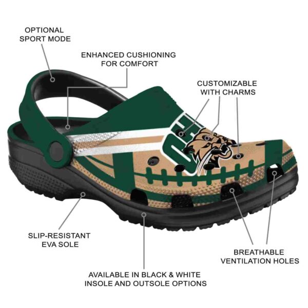personalized ohio bobcats football motif clog new arrival