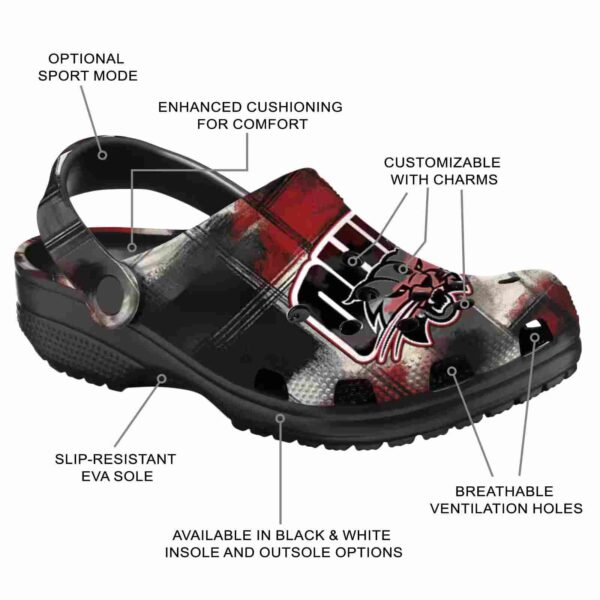 personalized ohio bobcats plaid fusion clog new arrival