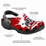 Personalized Ohio State Buckeyes Splatter Pattern Crocs Best selling