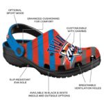 personalized oklahoma city thunder star spangled graphic crocs fashion forward