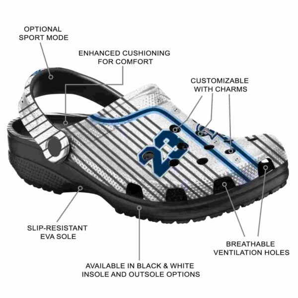personalized old dominion monarchs pinstripe pattern clog new arrival