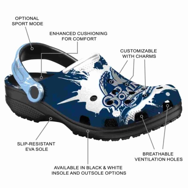 personalized old dominion monarchs splatter pattern clog new arrival