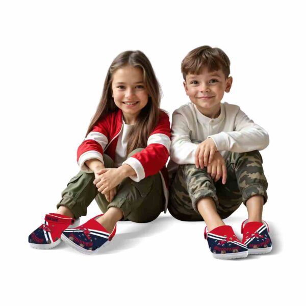 personalized ole miss rebels baseball motif clog fashion forward