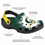 Personalized Oregon Ducks Splash Art Crocs Best selling