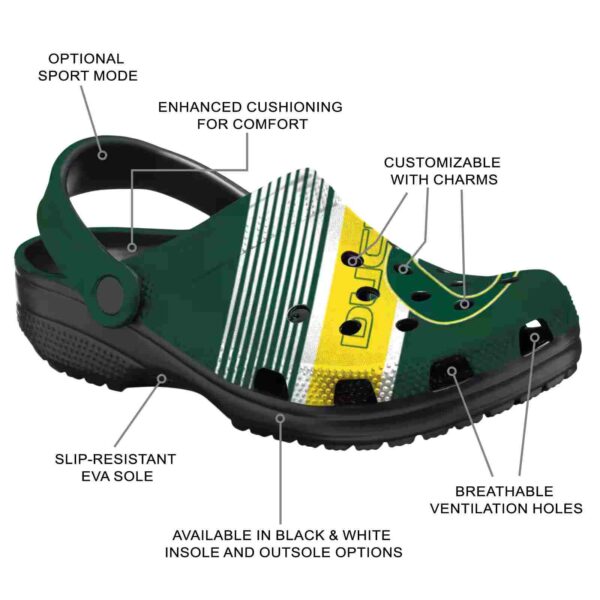 personalized oregon ducks vibrant dual tone crocs new arrival