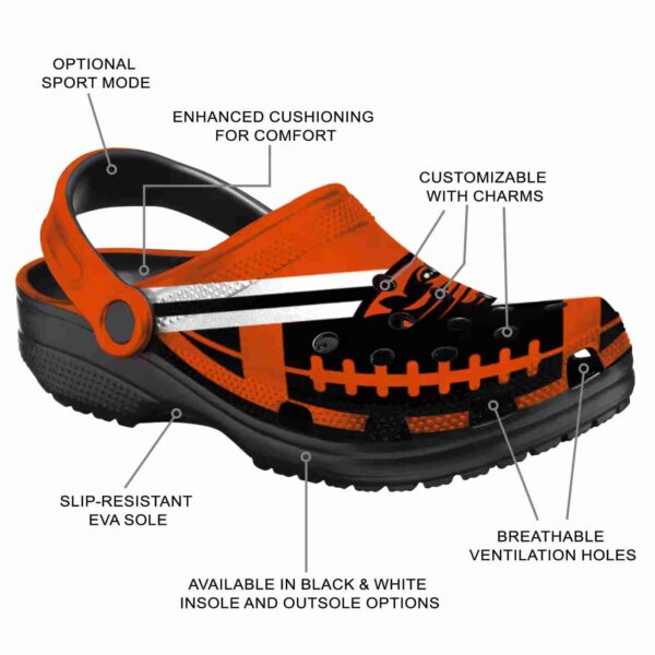 personalized oregon state beavers football motif clog new arrival