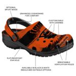 personalized oregon state beavers paint splatter graphics clog best selling