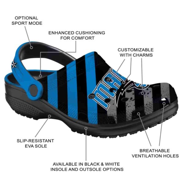 personalized orlando magic star spangled graphic clog new arrival