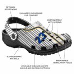 personalized pittsburgh panthers pinstripe pattern clog best selling