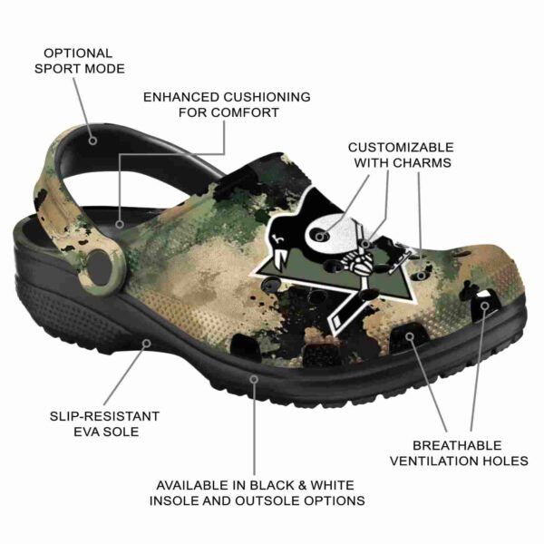 personalized pittsburgh penguins camouflage craze clog new arrival