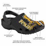 Personalized Pittsburgh Pirates Contrasting Stripes Crocs Best selling