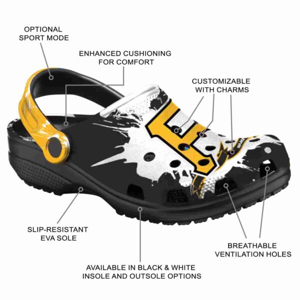personalized pittsburgh pirates splatter pattern crocs new arrival