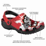 personalized portland trail blazers gripping hand clog best selling