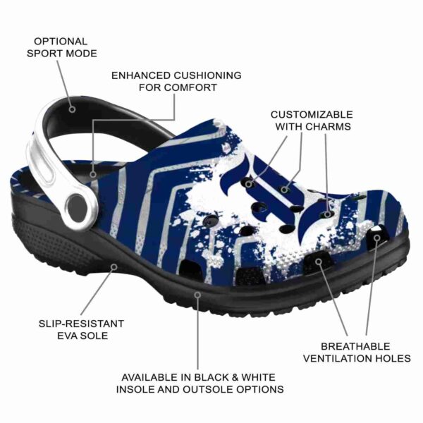 personalized rice owls zigzag paint burst clog new arrival
