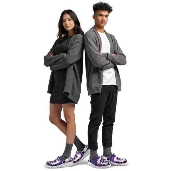 personalized sacramento kings zigzag paint burst clog top rated