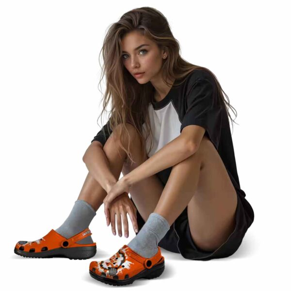 personalized sam houston bearkats gripping hand clog premium grade