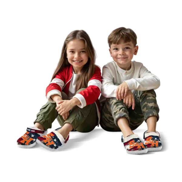 personalized sam houston bearkats patriotic stripes clog fashion forward