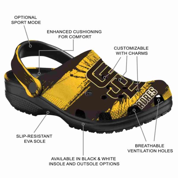 personalized san diego padres paint splatter graphics crocs new arrival