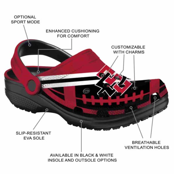 personalized san diego state aztecs football motif clog new arrival